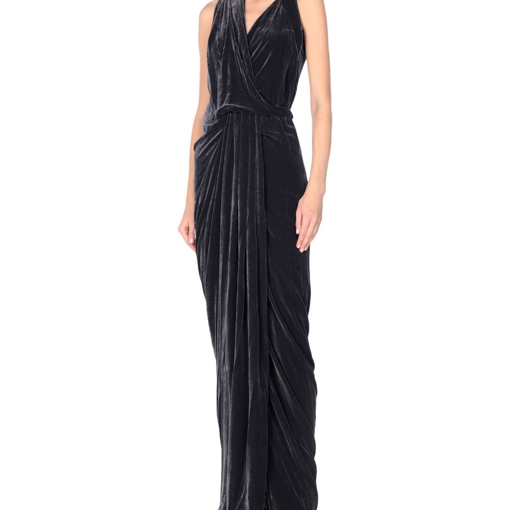 Rick Owens Lino Plum Velvet Maxi NWT sz4 4 us 8